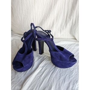 BCBGeneration Royal Blue/Purple Platform Heel